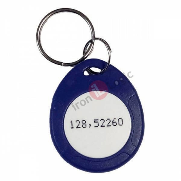 Čip klíčenka IL-07EBW-NUM modrá-bílá 125 kHz EM MARINE RFID
